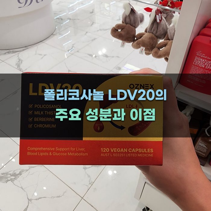 폴리코사놀 LDV20의 주요 성분과 이점